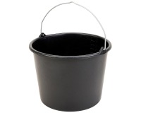 Seau, 12 litres, noir