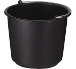 Seau, 12 litres, noir