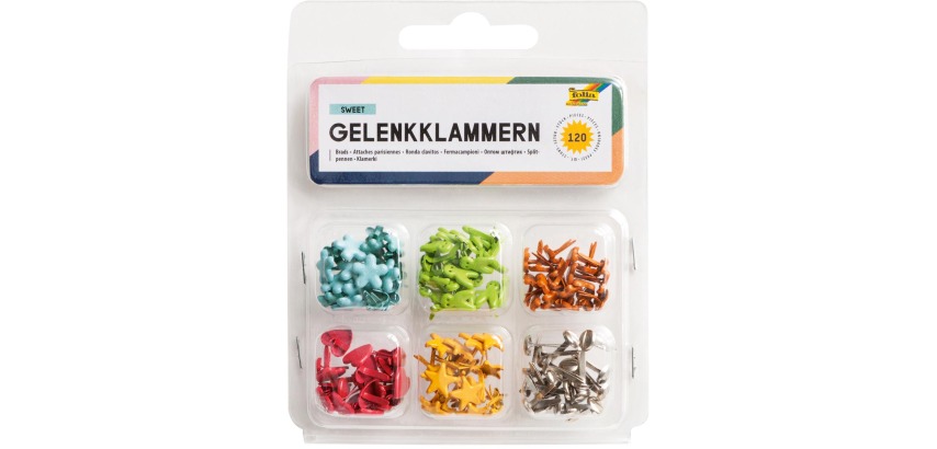 Folia Befestigungen Pariser Fantasie in verschiedenen Formen (Herzen, Sterne, Blumen usw.)