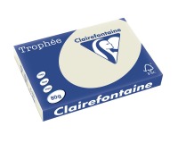 Clairefontaine Trophée Pastel, gekleurd papier, A3, 80 g, 500 vel, parelgrijs