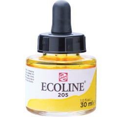 Talens Ecoline peinture à l'eau flacon de 30 ml, jaune citron