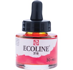 Talens Ecoline peinture à l'eau flacon de 30 ml, carmin