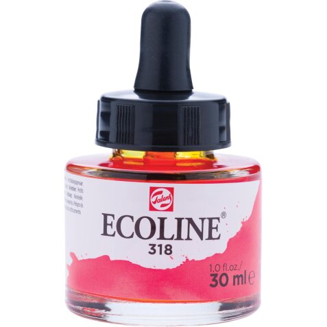 Talens Ecoline peinture à l'eau flacon de 30 ml, carmin