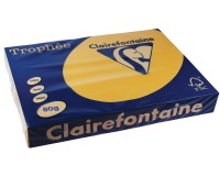 Clairefontaine Trophée Pastel, gekleurd papier, A3, 80 g, 500 vel, goudgeel