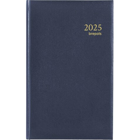 Brepols agenda Brefix Lima 6 langues, bleu, 2025