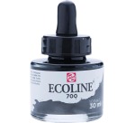 Talens Ecoline Wasserfarbe Flasche 30 ml, Schwarz