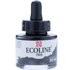 Talens Ecoline waterverf flacon van 30 ml, zwart