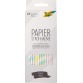 Folia pailles en papier, boîte distributrice de 25 pièces, rayures pastel