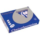 Clairefontaine Trophée Pastel, gekleurd papier, A4, 120 g, 250 vel, lichtgrijs