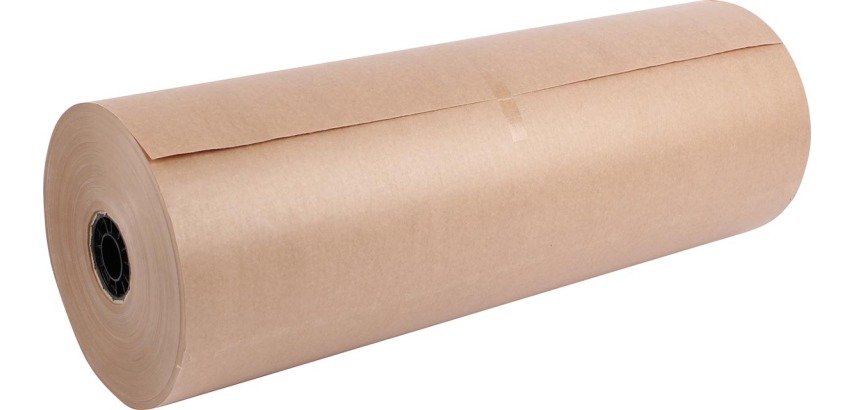 Wrapping paper on roll, 70 g/m², ft 280 m x 50 cm, kraft