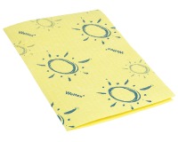 Vileda éponge chiffon Wettex Soft, jaune, paquet de 10 pièces