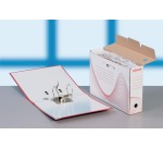 Boîte archives Esselte Boxycolor 80mm 352x250mm blanc