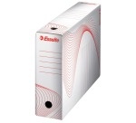 Boîte archives Esselte Boxycolor 80mm 352x250mm blanc