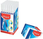 Maped eraser, beveled tip