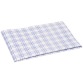 Vileda torchon en microfibre, blanc/bleu, paquet de 3 pièces