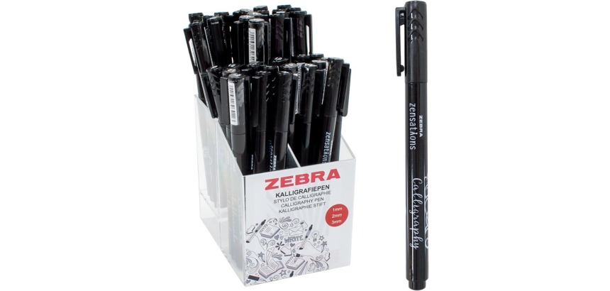 ZEBRA Zensations calligraphy marker, assorted different line widths