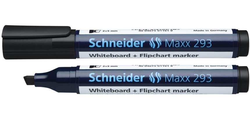 Schneider whiteboard + flipchart marker Maxx 293 zwart