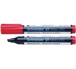 Schneider whiteboard + flipchart marker Maxx 293 rood