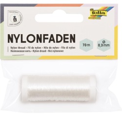 Folia fil de nylon sur bobine, 0,3 mm x 70 m