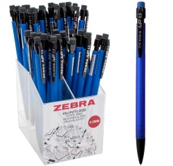 ZEBRA MP mechanical pencil, 0.5 mm, HB, blue, delivered in display box