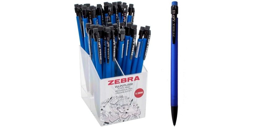 ZEBRA MP mechanical pencil, 0.5 mm, HB, blue, delivered in display box