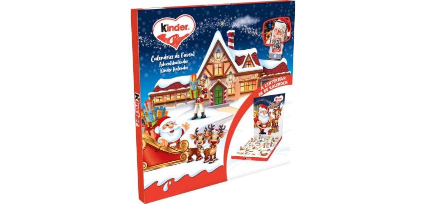 Kinder chocolate advent calendar mix, 123 gram box