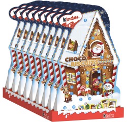 Kinder chocolat et biscuit calendrier de l'avent, boîte de 198 gram