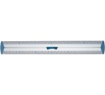 Maped aluminum ruler, double graduation, 30 cm