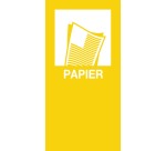 V-Part magneetsticker PAPIER, geel
