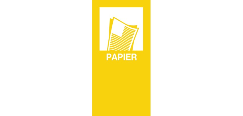 V-Part magneetsticker PAPIER, geel