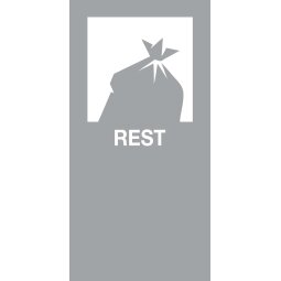 V-Part sticker magnétique REST, gris