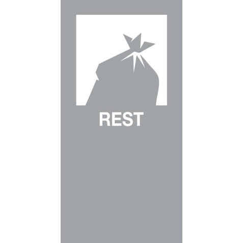 V-Part sticker magnétique REST, gris