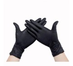 Gants en nitril, extra large, noir, paquet de 100 pièces