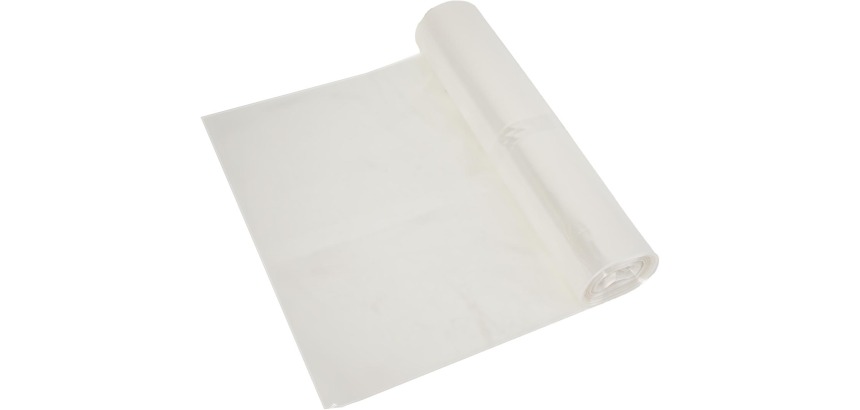 Müllbeutel ft 60 x 80 x 0,02 cm, transparent, HDPE, 20 x Rollen à 20 Stück