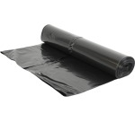 Sac à ordures ft 60 x 80 x 0.02 cm, noir,  HDPE, 20 x rouleaux de 20 pièces