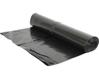 Vuilniszak ft 60 x 80 x 0.02 cm, zwart, HDPE, 20 x rol van 20 stuks