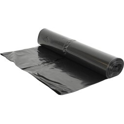 Sac à ordures ft 60 x 80 x 0.02 cm, noir,  HDPE, 20 x rouleaux de 20 pièces