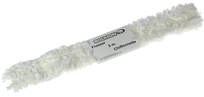 Bouhon chiffonnette blanc
