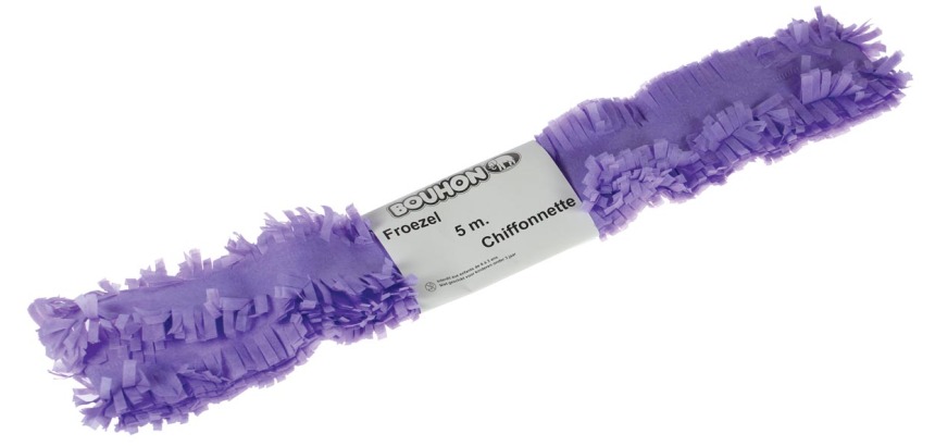 Bouhon chiffonnette violet