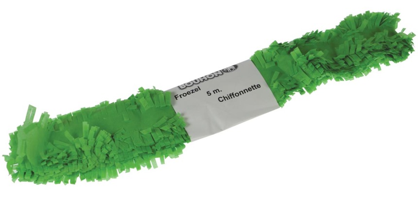 Bouhon chiffonnette vert clair