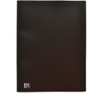 OXFORD protège documents, format A4, en PP fort, 100 pochettes, noir