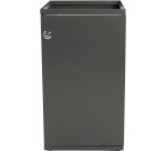 V-Part poubelle modulaire avec porte et support sac 85 l, gris