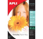 Apli Everyday photo paper, A4 size, 180 gsm, pack of 20 sheets