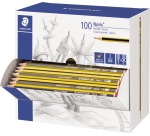 Staedtler Noris HB pencil, display of 100 pieces