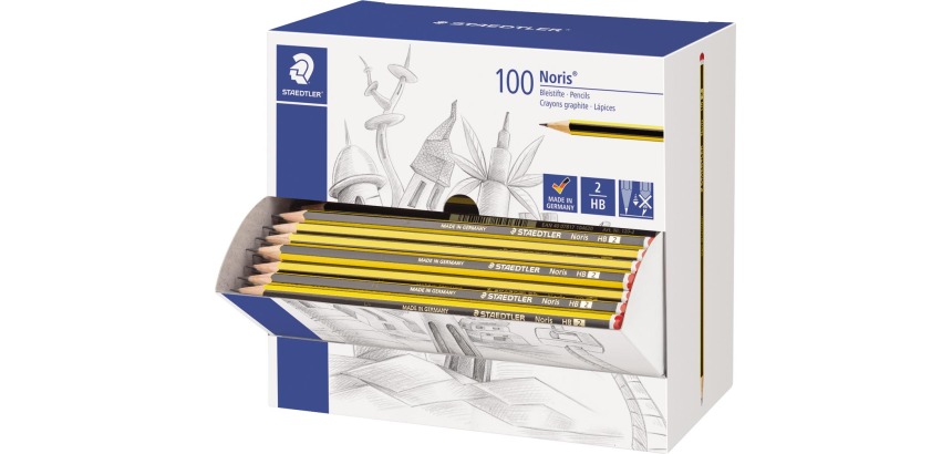 Staedtler potlood Noris HB, display van 100 stuks