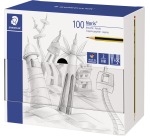 Staedtler potlood Noris HB, display van 100 stuks