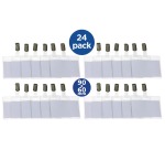 Europel badge with clip and strap, size 90 x 60 mm