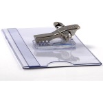 Badge Europel avec pince et épingle 75x40mm 24 pièces