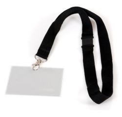 Europel porte-badge avec cordon, ft 90 x 60 mm