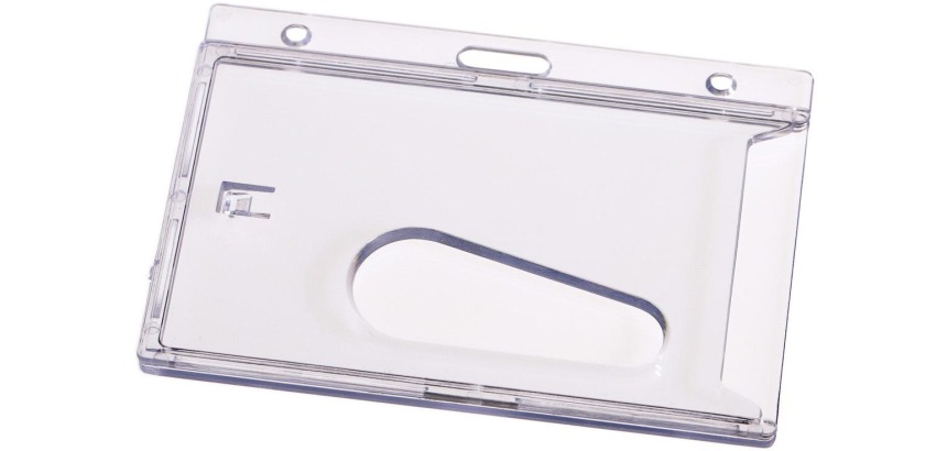 Badge holder, closed, 54 x 85 mm